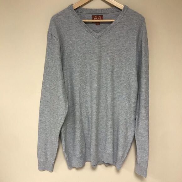 👠Red Aye Riverside V Neck sweater.  Size XL - Picture 4 of 9